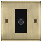 Nexus Metal Antique Brass Co-axial Socket NAB60B available from The Switch depot