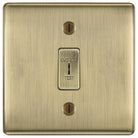 Nexus Metal Antique Brass Emergency Key Switch NAB12EL available from The Switch Depot