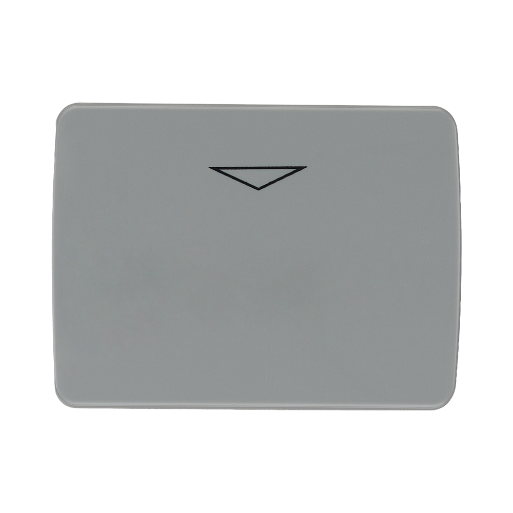 Front view of BG Nexus Screwless Brushed Steel Hotel Key Card Switch