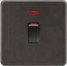 Knightsbridge Screwless Smoked Bronze 45A Cooker Switch with Neon SF81MNSB Available from RS Electrical Supplies