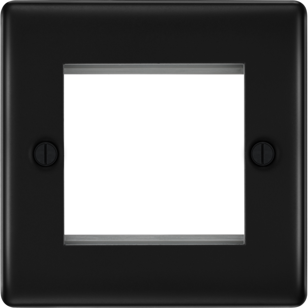 Plaque Murale BG Nexus – Polie Miroir Chrome, 1 Entrée De Câble, NPCEMS2