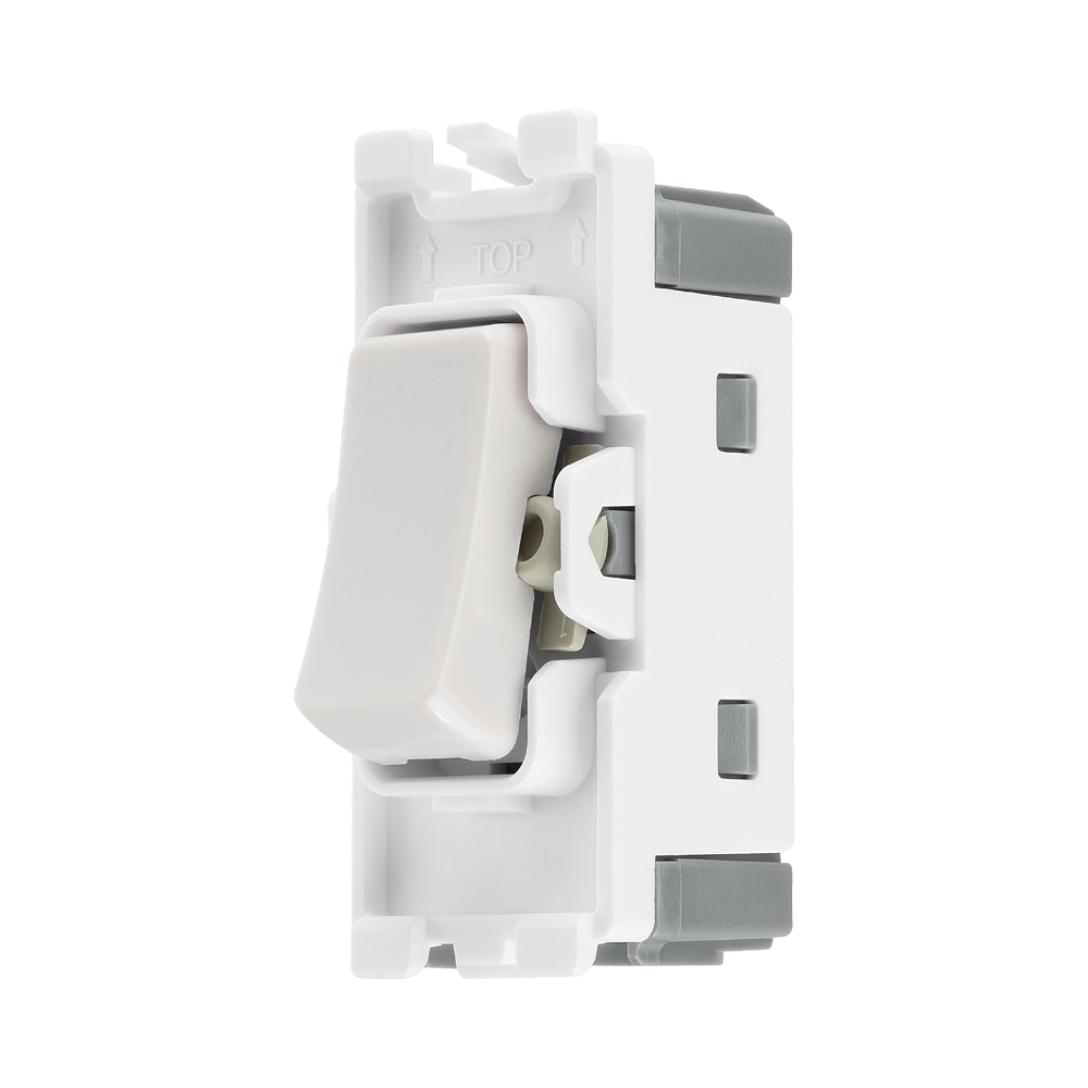 BG White Moulded PVC 20A Intermediate Grid Module R13 – product view 2