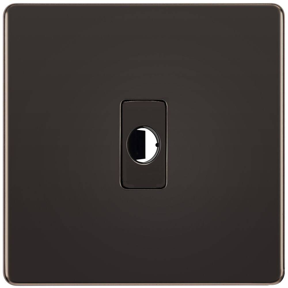 BG Screwless Black Nickel Flex Outlet FBNFLEX - The Switch Depot