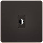 BG Screwless Black Nickel Flex Outlet FBNFLEX - The Switch Depot