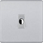 BG Screwless Brushed Steel Flex Outlet FBSFLEX - The Switch Depot