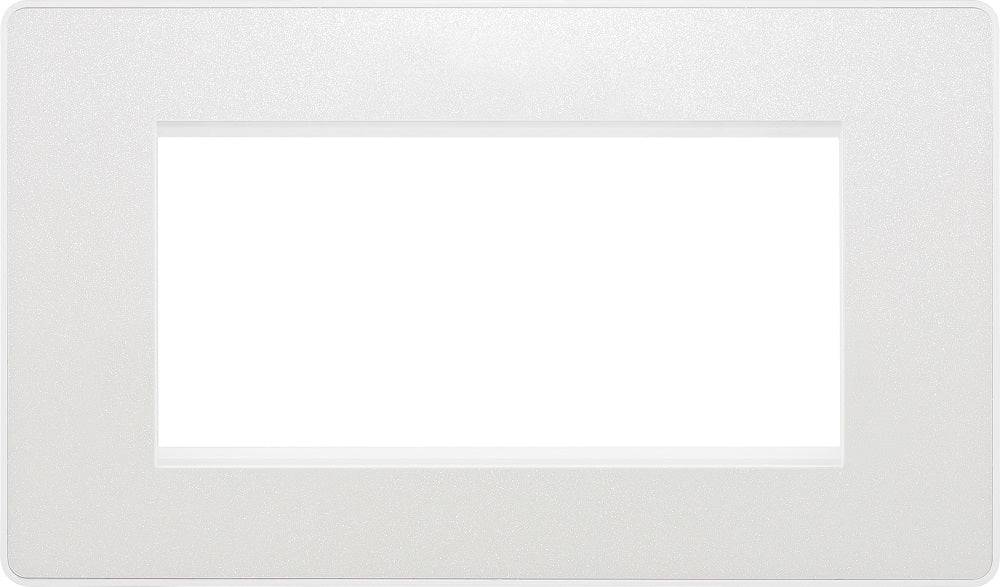 Evolve Polycarbonate Pearlescent White 4G Euro Plate PCDCLEMR4W - The Switch Depot