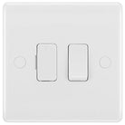 BG Moulded White PVC 13A Switched Spur with Flex Outlet 851 - The Switch Depot