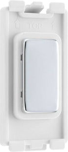 BG Polished Chrome Blank Grid Module RPCBLNK - The Switch Depot