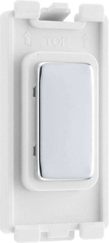 BG Polished Chrome Blank Grid Module RPCBLNK - The Switch Depot