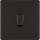 BG Screwless Black Nickel Intermediate Light Switch FBN13 - The Switch Depot