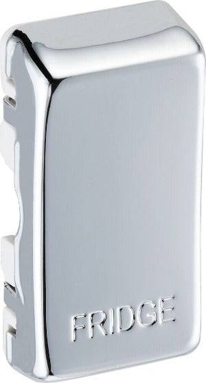 BG Polished Chrome Engraved 'Fridge' Grid Rocker Cap RRFDPC - The Switch Depot