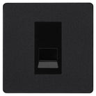 Evolve Polycarbonate Matt Black Master Telephone Socket PCDMBBTM1B - The Switch Depot