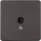 Knightsbridge Screwless Smoked Bronze 1G 1W Touchless Switch SFTS1SB - The Switch Depot