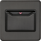 Knightsbridge Screwless Smoked Bronze Hotel Key Card Switch SFCARDSB - The Switch Depot