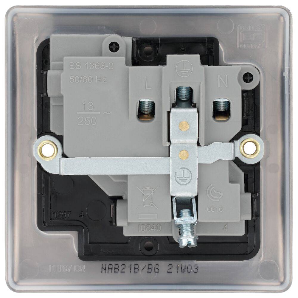 Nexus Metal Antique Brass Single Socket NAB21B-The Switch Depot