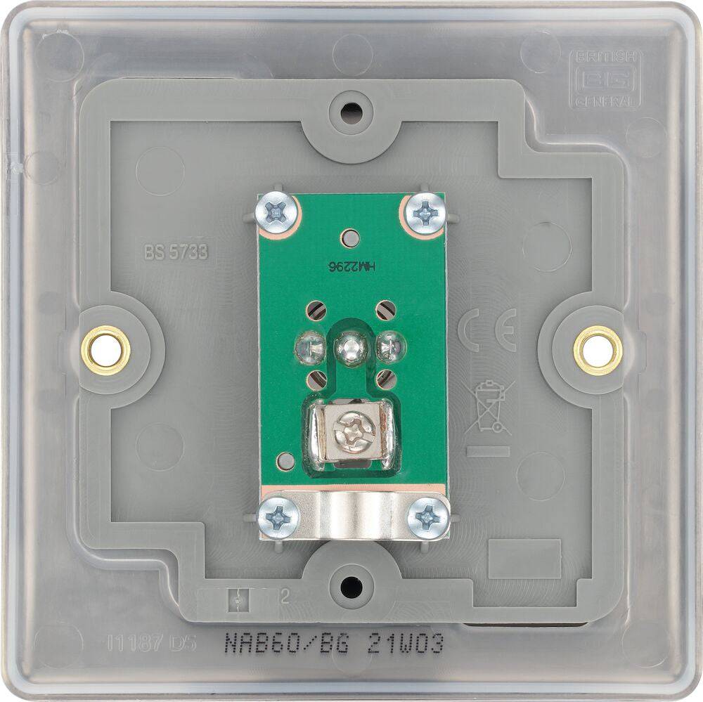 Nexus Metal Antique Brass TV Socket NAB60-The Switch Depot