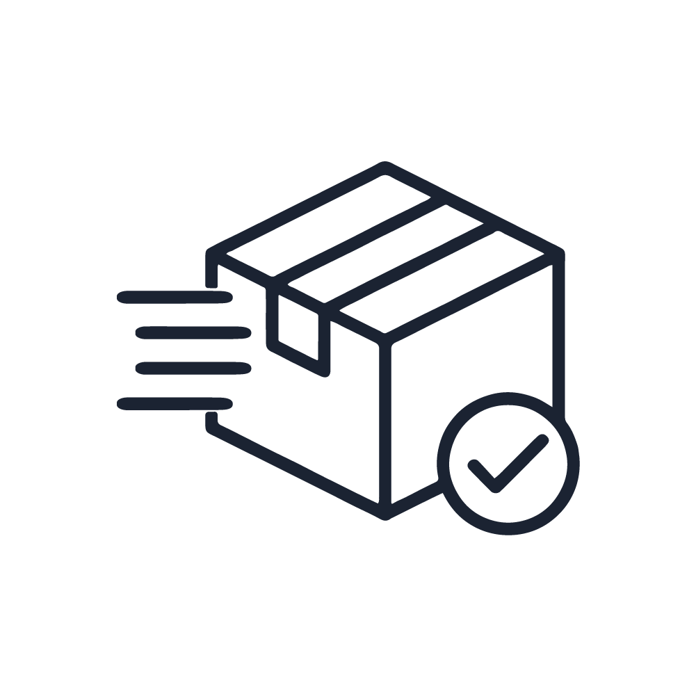 parcel shipped icon
