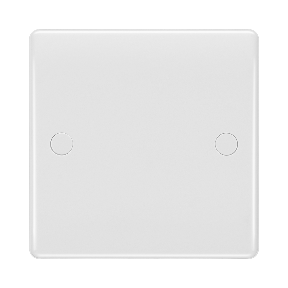 BG White Moulded 25A Flex Outlet Plate 858 available from RS Electrical Supplies