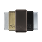BG Grid Black Nickel cooker hood engraved rocker cap colour range with Black Nickel at the front