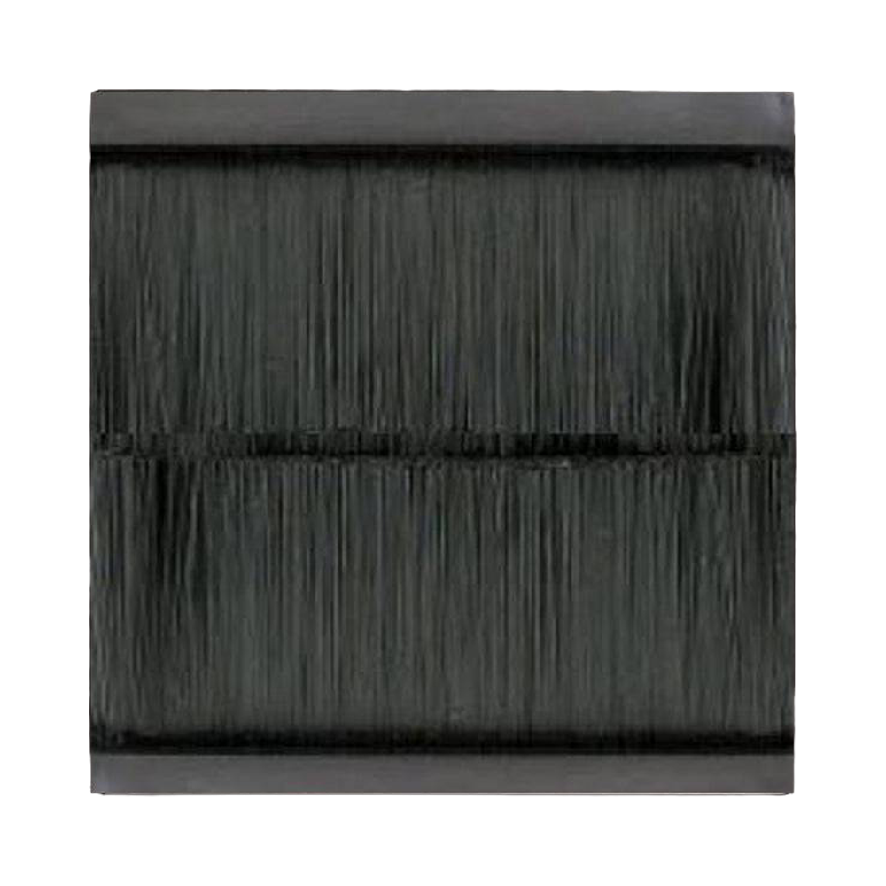 BG Nexus Screwless Black Nickel 2G Cable Brush Outlet FBNEMS2BR