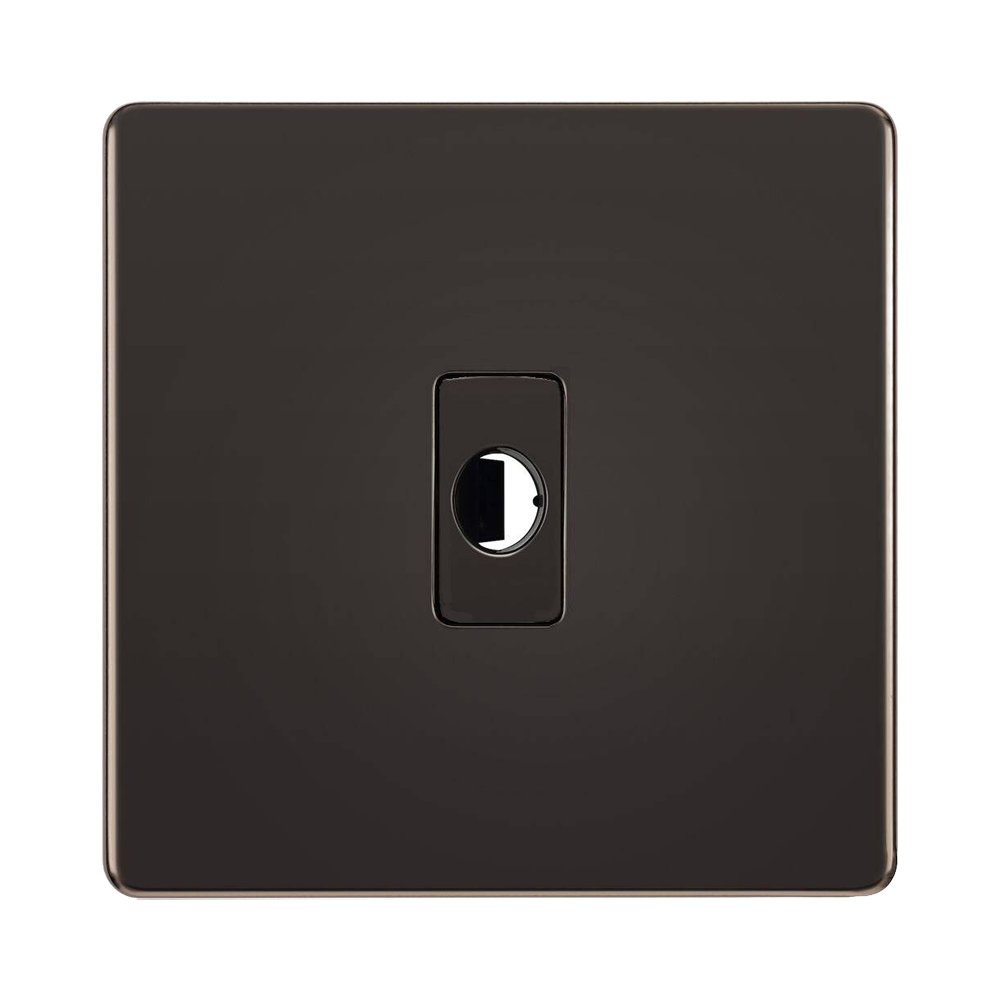 BG Nexus Screwless Black Nickel Flex Outlet FBNFLEX