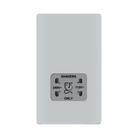 Front view of BG Nexus Screwless Polished Chrome Shaver Socket