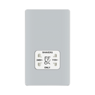 Front view of BG Nexus Screwless Polished Chrome Shaver Socket
