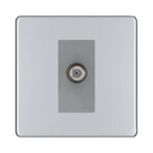 BG Nexus Screwless Polished Chrome Satellite Socket FPC64G