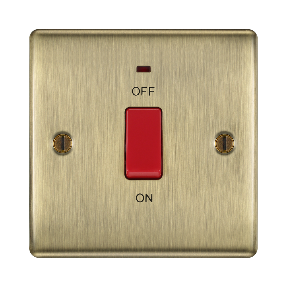 BG Nexus Metal Antique Brass Cooker Switch