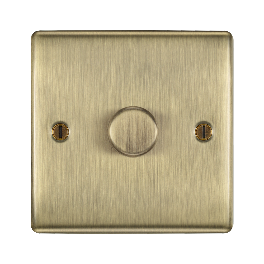BG Nexus Metal Antique Brass 1-gang Dimmer Switch