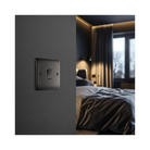 BG Nexus Black Nickle 1 Gang Switch