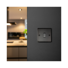 BG Nexus Black Nickle 1 Gang Switch