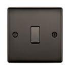 BG Nexus Black Nickle 1 Gang Switch