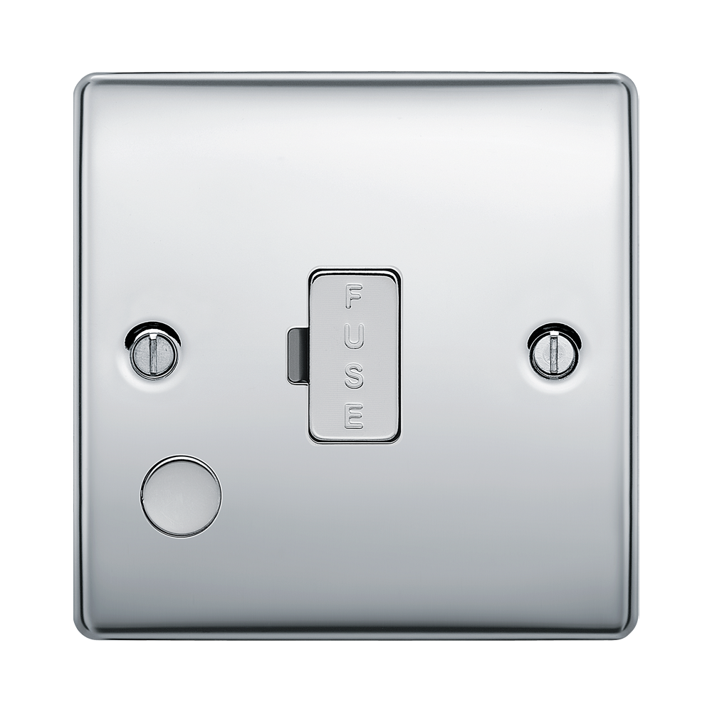BG Nexus Metal Polished Chrome Unswitched Spur with Flex