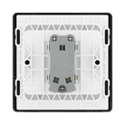 BG Evolve Polycarbonate Black Chrome 1G Wide Rocker Light Switch PCDBC12WB Available From RS Electrical back side