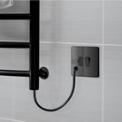 BG Evolve Polycarbonate Black Chrome 13A Switched Spur with Neon and Flex Outlet PCDBC52B Available From RS Electrical radiator interior