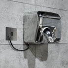 BG Evolve Polycarbonate Black Chrome 13A Unswitched Spur with Neon and Flex Outlet PCDBC54B Available From RS Electrical hand dryer interior