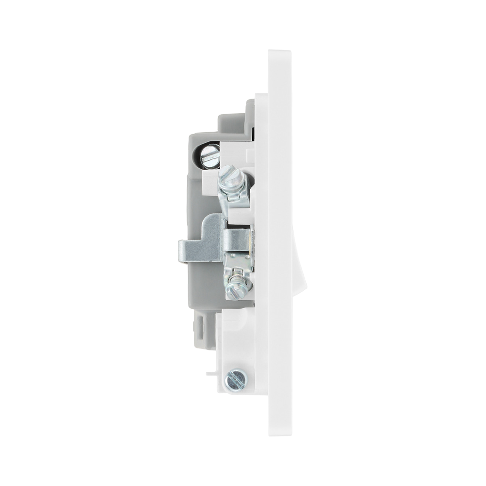 Additional view 7 of BG Evolve Brushed Steel 13A Switched Spur with LED and Flex Outlet