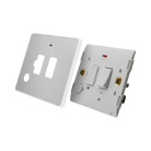Additional view 8 of BG Evolve Brushed Steel 13A Switched Spur with LED and Flex Outlet
