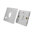 Additional view 8 of BG Evolve Brushed Steel 13A Unswitched Spur with LED and Flex Outlet