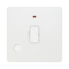 BG Evolve Pearl White 13A Unswitched Spur with LED and Flex Outlet PCDCL54W