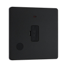 BG Evolve Matt Black 13A Unswitched Spur with LED and Flex Outlet PCDMB54B - view 2