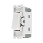 BG White Moulded PVC 20A 2 Way Single Pole Centre Off Grid Module R12C – product view 2