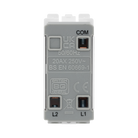 BG White Moulded PVC 20A 2 Way Printed Key Grid Module R12EL – product view 3