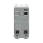 BG White Moulded PVC 20A 2 Way Key Grid Module R12KY – product view 3