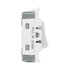 BG White Moulded PVC 20A 2 Way Grid Module R12 – product view 4
