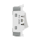 BG White Moulded PVC 20A Intermediate Grid Module R13 – product view 4