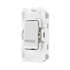 BG White Moulded PVC 20A Retractive Grid Module R14 – product view 2