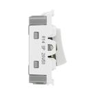 BG White Moulded PVC 20A Retractive Grid Module R14 – product view 4
