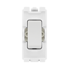 BG White Moulded PVC 20A Double Pole Grid Module R30 – product view 1